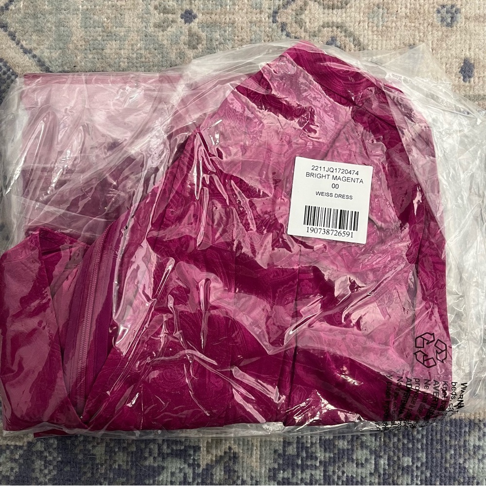 Veronica Beard Weiss Maxi Dress in Bright Magenta - Picture 8 of 8